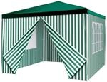 VCM Pavillon gr&uuml;n Polyester-Mischgewebe B/H/L: ca. 300x187x300 cm