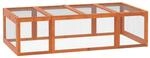 PawHut Stall orange Holz B/H/L: ca. 90x180x48 cm