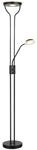 GLOBO LED-Deckenfluter schwarz Metall B/H/L: ca. 25,5x180x28 cm 1 Brennstellen