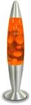 HWH LED-Lavalampe orange Aluminium Glas H/D: ca. 40x7,4 cm