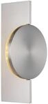 GLOBO LED-Wandleuchte nickel Aluminium Metall B/H: ca. 15x28 cm 1 Brennstellen