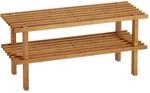Zeller Schuhregal natur Bambus B/H/T: ca. 70x30x26 cm