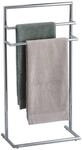 Zeller Handtuchst&auml;nder silber Metall B/H/L: ca. 23x83x43 cm