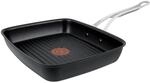 Tefal Grillpfanne Jamie Oliver silber Aluminium B/H/L: ca. 27x5,2x23 cm