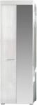 Garderobenschrank Amanda wei&szlig; Hochglanz B/H/T: ca. 62x195x38 cm
