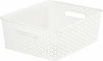 Curver Aufbewahrungskorb creme B/H/L: ca. 35,4x13,3x29,6 cm