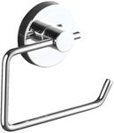 Toilettenpapierhalter Chrom Stahl B/H/L: ca. 13,5x10,5x3,7 cm