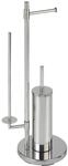 WENKO Stand-WC-Garnitur Chrom Edelstahl