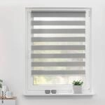 LICHTBLICK Doppelrollo Duo grau B/L: ca. 120x150 cm