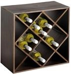 Kesper Weinregal stapelbar natur Holz B/H: ca. 25x50 cm