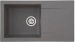 Respekta Einbausp&uuml;le Denver 78 x 44 G Beton grau Mineralite B/H/T: ca. 78x17x43,5 cm