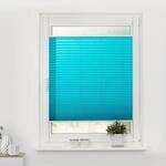 LICHTBLICK Spannplissee blau B/L: ca. 75x130 cm