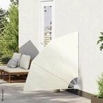 vidaXL Balkonf&auml;cher creme 100% Polyester H/T/L: ca. 140x140x140 cm