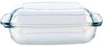 Brat- und Backform Glas B/H/L: ca. 22x7x34 cm