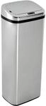 HOMCOM M&uuml;lleimer mit Sensor silber B/H/L: ca. 25x84x33 cm