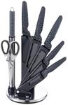 MICHELINO Messerset schwarz Edelstahl 8 tlg.