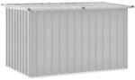 vidaXL Aufbewahrungsbox grau Kunststoff B/H/T/L: ca. 99x93x99x149 cm