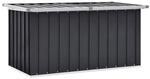 vidaXL Aufbewahrungsbox anthrazit Kunststoff B/H/T/L: ca. 67x65x67x129 cm