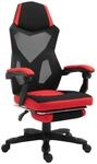 Drehstuhl 921-233 schwarz rot
