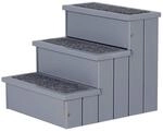 PawHut Haustiertreppe grau Kiefer