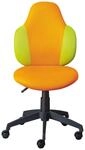 Drehstuhl Jessi orange gr&uuml;n