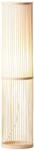 Brilliant Stehlampe Nori 92771/09 natur wei&szlig; Holz Textil B/H/T/D: ca. 20x90,5x20x20