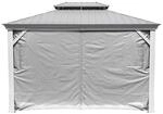 Sojag Pavillon-Vorhang-Set Messina taupe Polyester