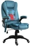 Vinsetto Massagestuhl blau B/H/L: ca. 72x68x120 cm