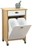 Kesper K&uuml;chenwagen wei&szlig; Spanplatte B/H/T: ca. 50x79x37 cm