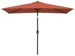 vidaXL Sonnenschirm terracotta Polyester B/H/L: ca. 200x252x300 cm