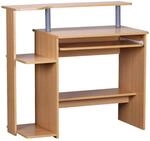 Computertisch buche Nachbildung B/H/T: ca. 94x90,5x48,5 cm