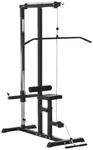 HOMCOM Kraftstation schwarz Stahl B/H/T: ca. 107x190x120 cm