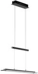 Fischer & Honsel LED-Pendelleuchte 60442 Rauch Chrom schwarz Glas Metall B/H/T: ca.