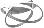 Reality Deckenleuchte Course nickel matt wei&szlig; Metall Kunststoff H/D: ca. 19x45...