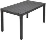 ProGarden Gartentisch Sumatra anthrazit Kunststoff B/H/L: ca. 78x72x138 cm