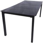 VCM Gartentisch anthrazit Aluminium B/H/L: ca. 90x73x180 cm
