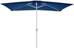VCM Sonnenschirm blau Polyester-Mischgewebe B/H/L: ca. 200x235x300 cm