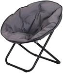 Outsunny Campingstuhl grau Polyester B/H/L: ca. 80x75x80 cm