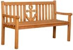 deVries Gartenbank Woodie natur Teakholz B/H/T: ca. 150x89x60 cm