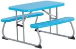 Lifetime Picknickgarnitur Kids blau Kunststoff B/H/L: ca. 90x53x83 cm