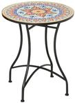 Outsunny Gartentisch bunt Keramik H/D: ca. 71x60 cm
