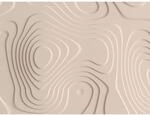 Livingwalls Fototapete 3D-Optik beige B/L: ca. 280x371 cm