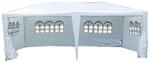 VCM Pavillon wei&szlig; Polyester-Mischgewebe B/H/L: ca. 600x197x300 cm