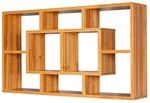 Wandregal buche lackiert Nachbildung B/H/T: ca. 85x47,5x16 cm