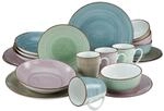 CreaTable Kombiservice Samba multicolor Porzellan 16 tlg.