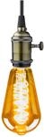 Blulaxa LED-Leuchtmittel Edison Filamentlampe Vintage 48942 E27