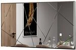 moebel17 Wandspiegel Eilish transparent Glas B/H/T: ca. 120x60x2,2 cm