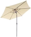 VCM Sonnenschirm creme Polyester-Mischgewebe H/D: ca. 230x290 cm