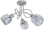 N&auml;ve Leuchten Spotleuchte 1280850 stahlfarbig Metall Glas B/H/T: ca. 38x24x38...