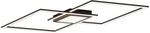 Just Light Deckenleuchte Asmin schwarz Aluminium H/T/L: ca. 5,2x37x106 cm